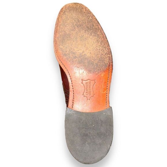 Hanover Handmade in USA Wingtip Oxford Dress Shoes 9.5 - Picture 7 of 10